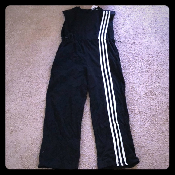 Idodo Pants - Black sport jumpsuit